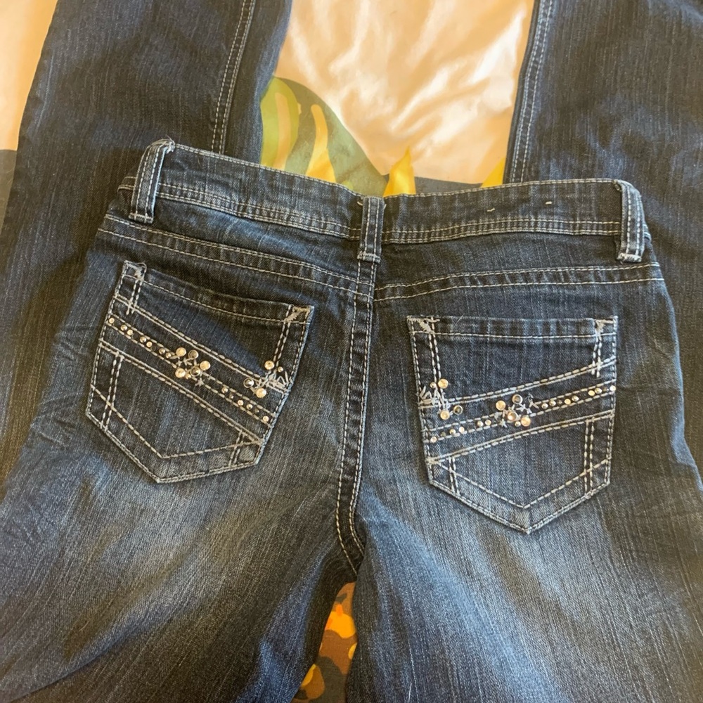 Warehouse One Dark Wash Mid-rise Relaxed Straight Jean. Size 26 REG
